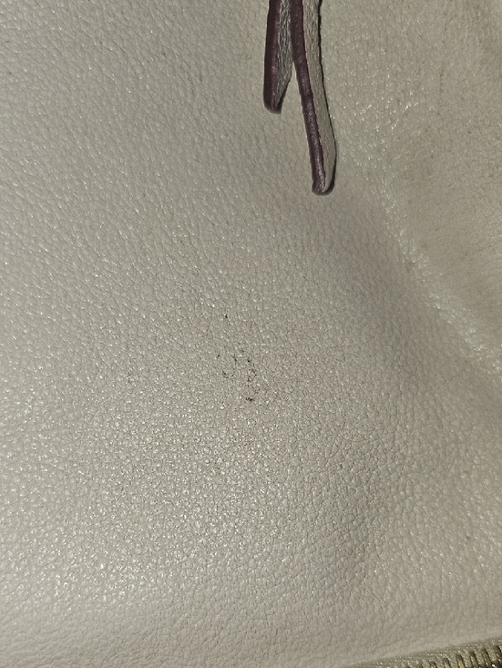 Dooney & Bourke Cream Leather Shoulder Hobo